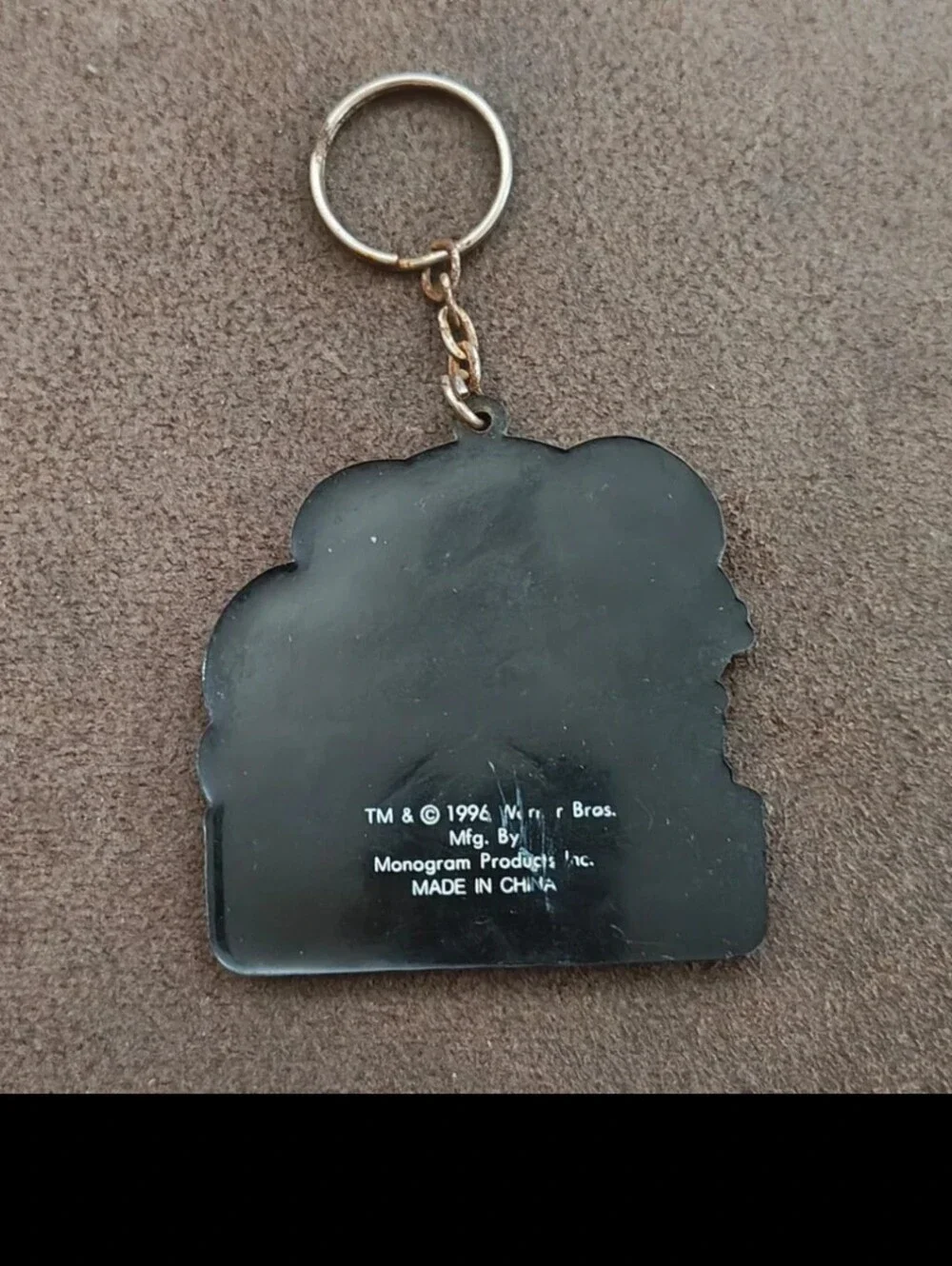 1997 Rare & HTF Looney Tunes Wile E. Coyote & the Road Runner Rubber Keychain
